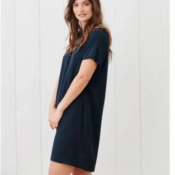 Jenni Kayne Navy Palmer T-Shirt Dress size XS - Picture 2 of 9